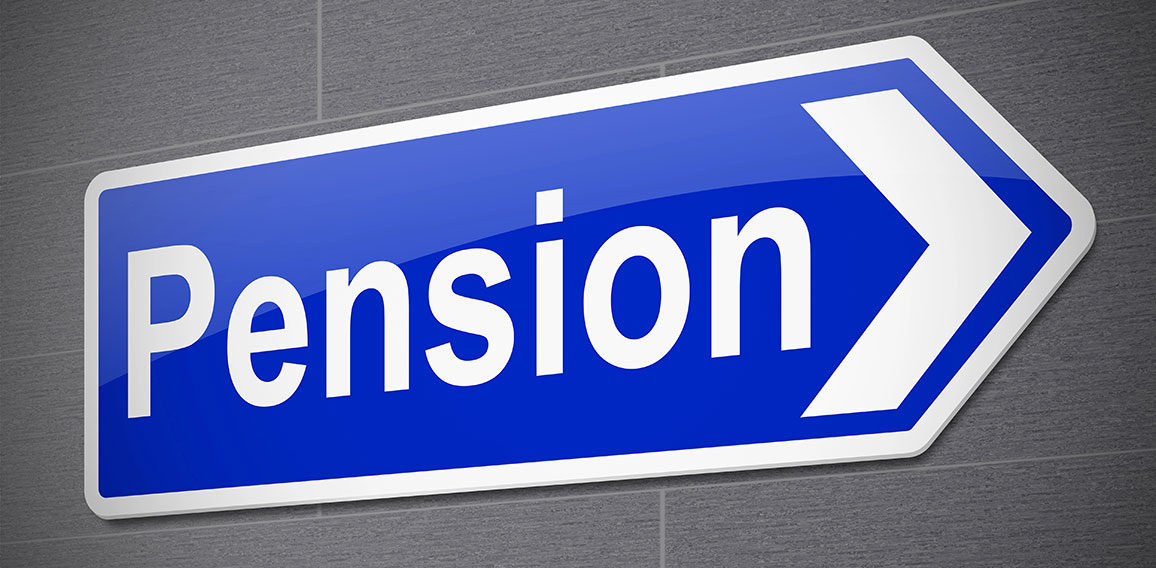 Pension-Schild