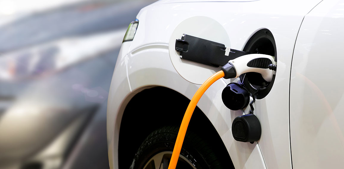 Loading energy of an electric car in Prague Czech republic