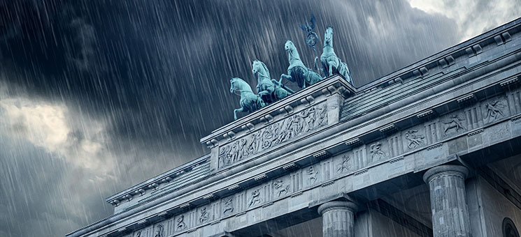 Brandenburg Gate in Rain