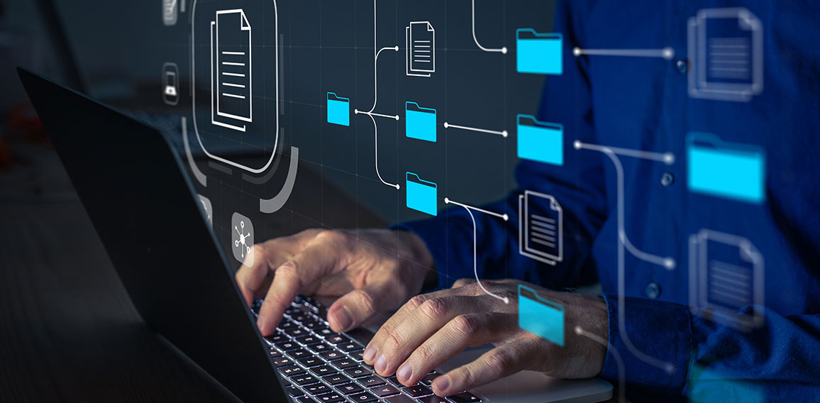 Document Management System (DMS) being setup by IT consultant wo