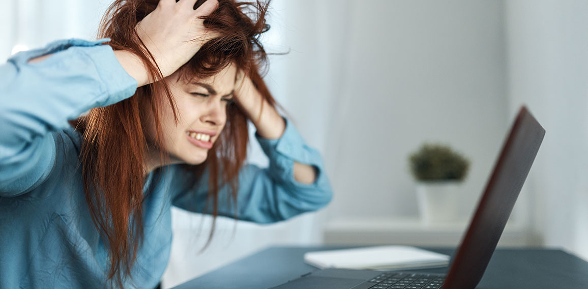 young woman in office