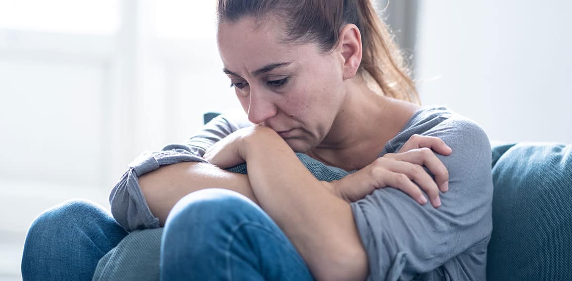 Young woman suffering from depression