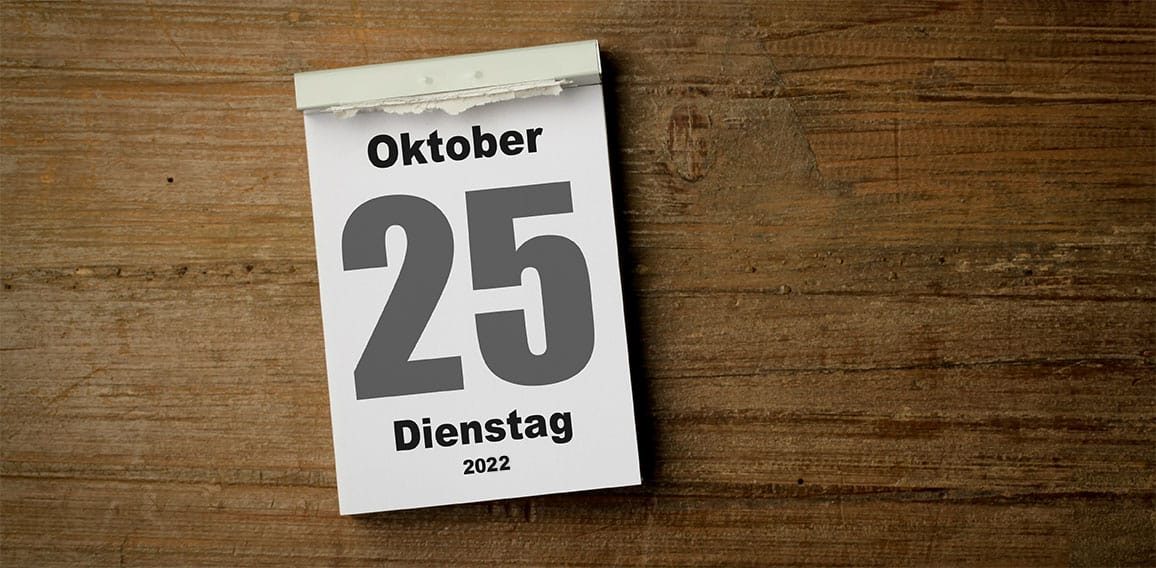 25 Oktober