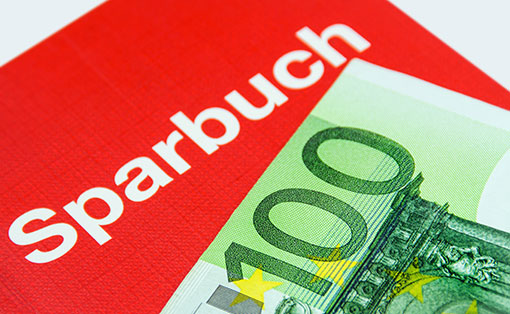 Sparbuch mit 100 Euro