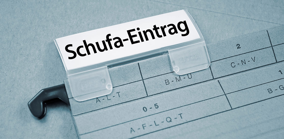 Ordner mit Schufa-Eintrag