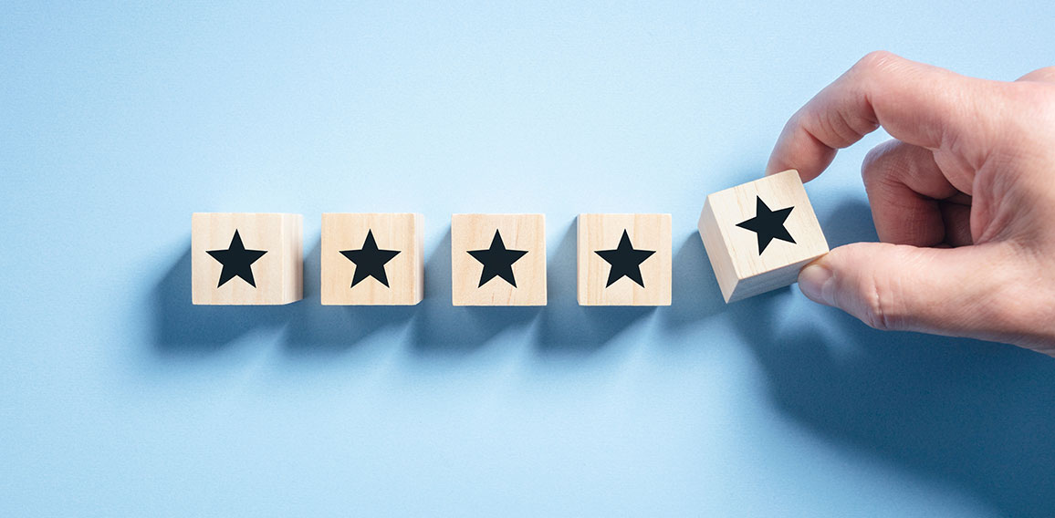 Customer experience feedback rate satisfaction experience 5 star