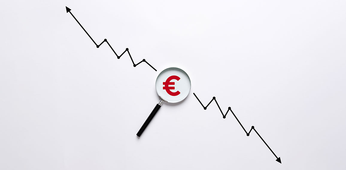 Analyzing the dynamics of the growth and fall of the Euro curren