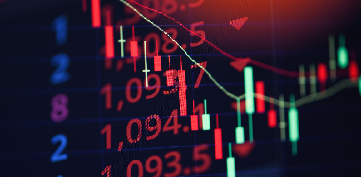 Stock market exchange loss trading graph analysis investment ind