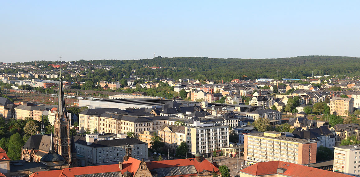 Chemnitz city view