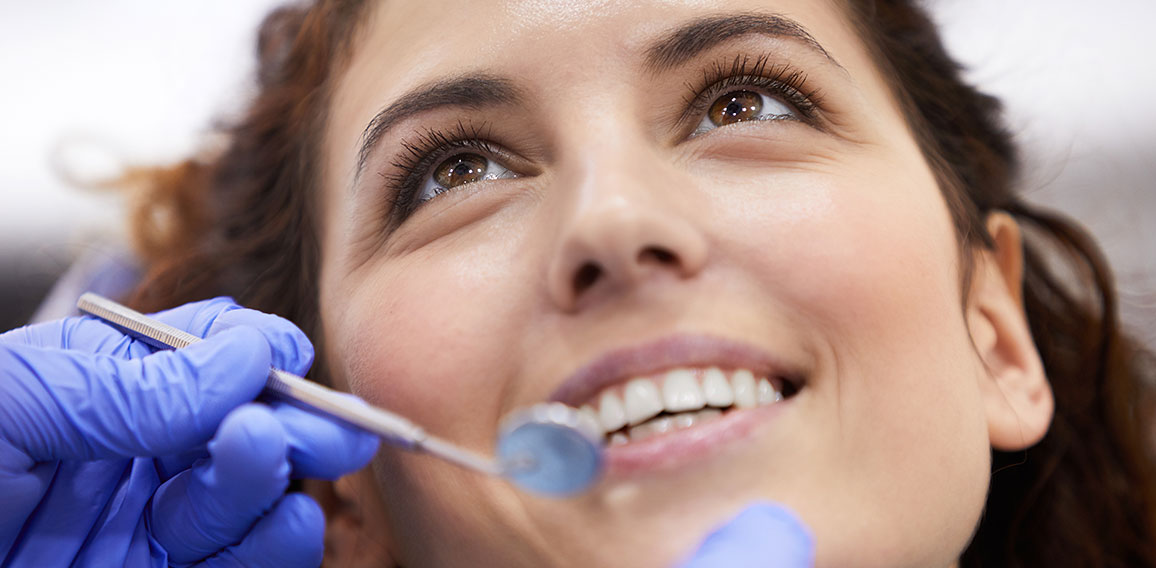 Dental Exam Closeup