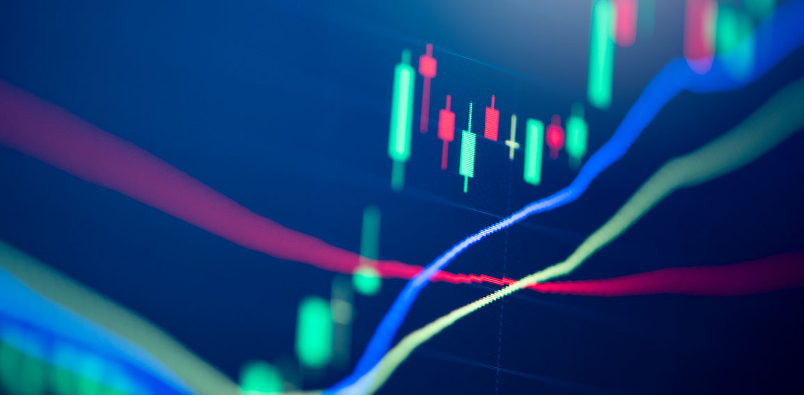 Stock market digital graph chart business indicator stock exchan