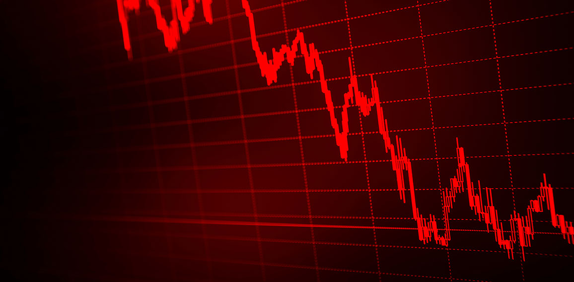 Financial data analysis graph, forex/stock chart trading backgro