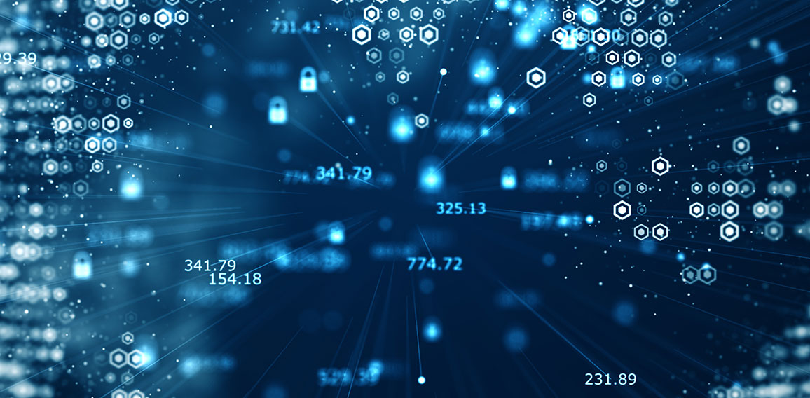 Cyber security and global communication concept. Analysis of inf