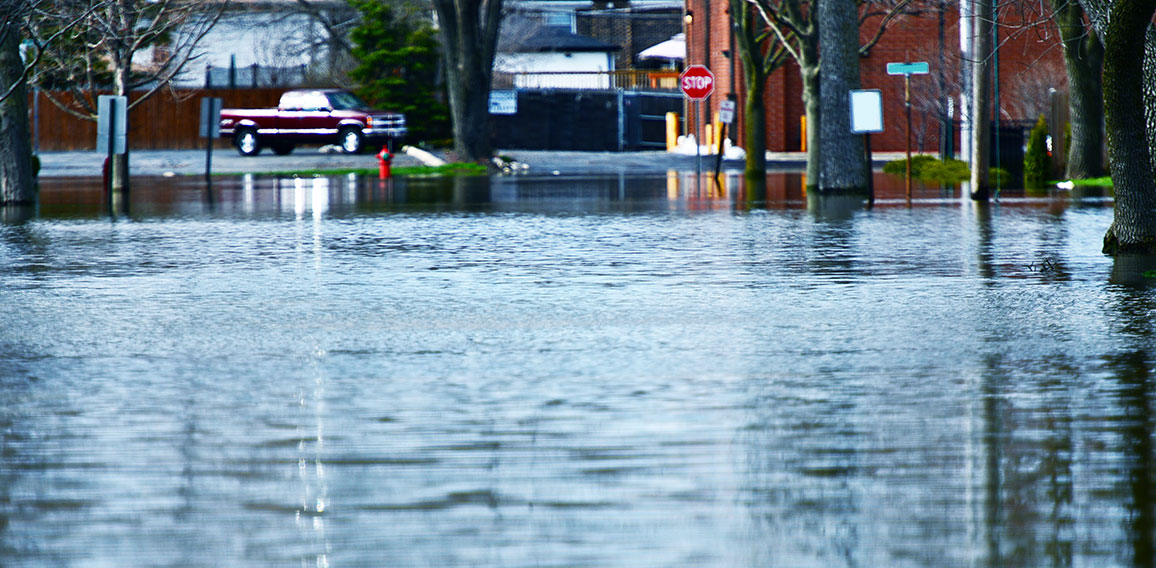 Deep Flood Water