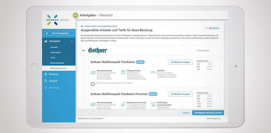 Tablet-Xempus-advisor-Gothaer-2024-Xempus