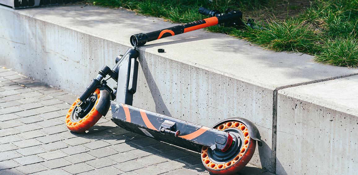 Broken scooter, Oslo, Norway