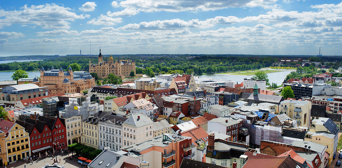 Schwerin city view