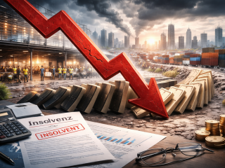 Die Zahl der Großinsolvenzen in Deutschland hat 2025 einen neuen Höchststand erreicht (Symbolbild).