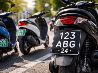 Mit Beginn des neuen Verkehrsjahres am 1. März müssen alle Kleinkrafträder ein neues, schwarzes Versicherungskennzeichen tragen (Symbolbild).
