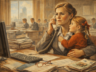 Weniger Homeoffice kann zur Belastung werden: Besonders Beschäftigte mit familiären Verpflichtungen sehen die Rückkehr ins Büro kritisch – mit Folgen für Zufriedenheit und Bindung.