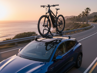 Mehr Gewicht, höhere Risiken: E-Bikes stellen neue Anforderungen an Fahrradträger und Versicherungsschutz.