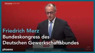 DGB-Bundeskongress: Rede von Bundeskanzler Merz | 12.05.26