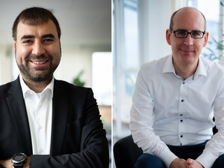 CEO Emanuel Issagholian (links) und Alexander Gogg, Finanzvorstand